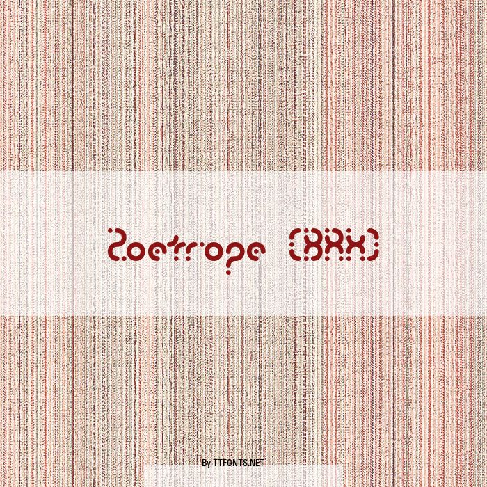 Zoetrope (BRK) example